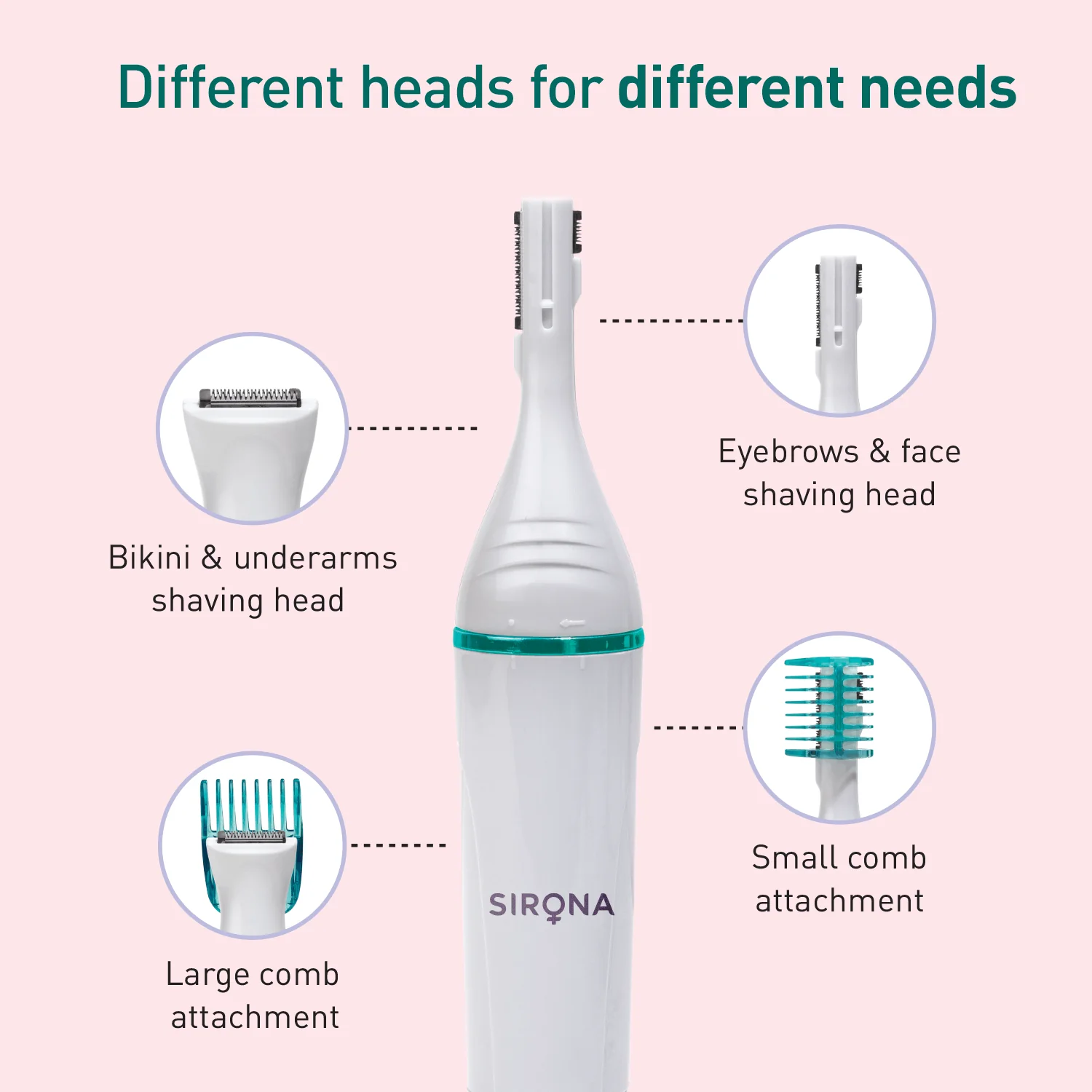 6 In 1 Electric Razor for Women - Image 5
