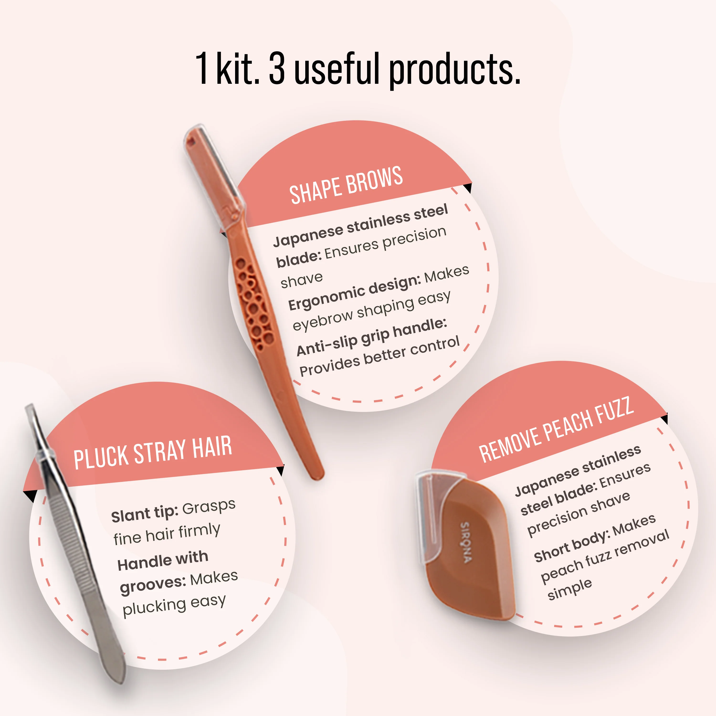 Facial 3-in-1 Hair Removal Kit - Image 3