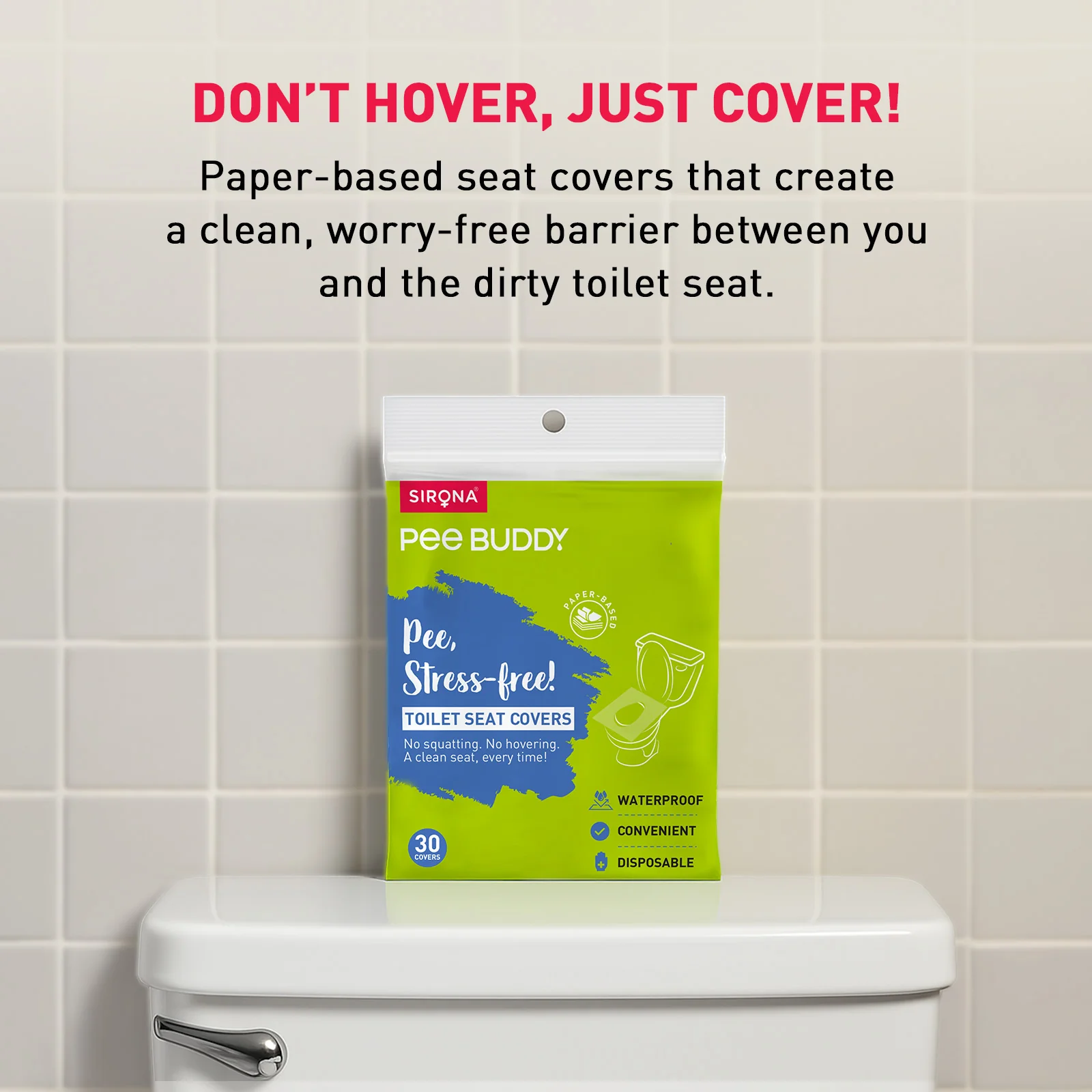 PeeBuddy Disposable Toilet Seat Covers - Image 11