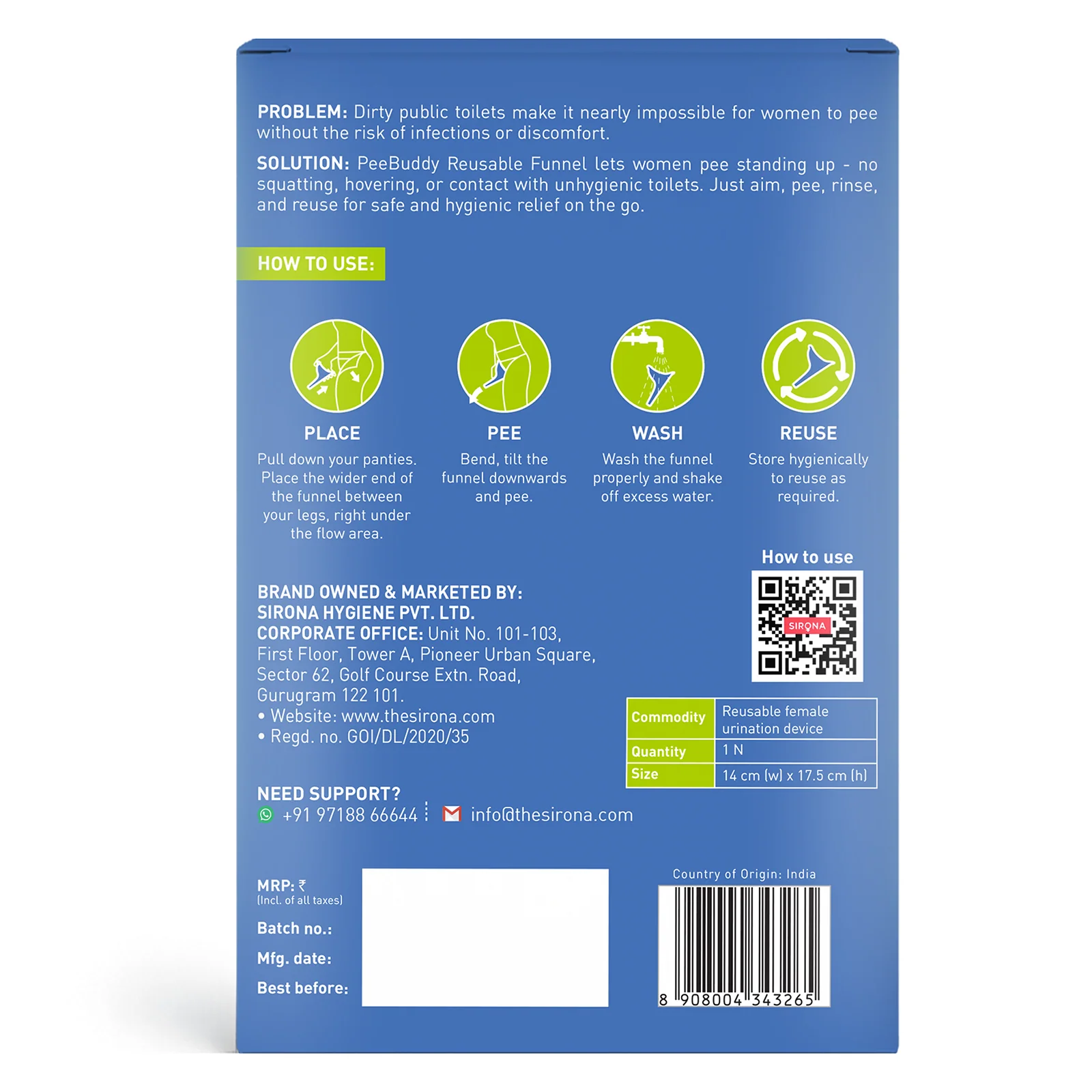 PeeBuddy Reusable Female Urination Device - Image 7