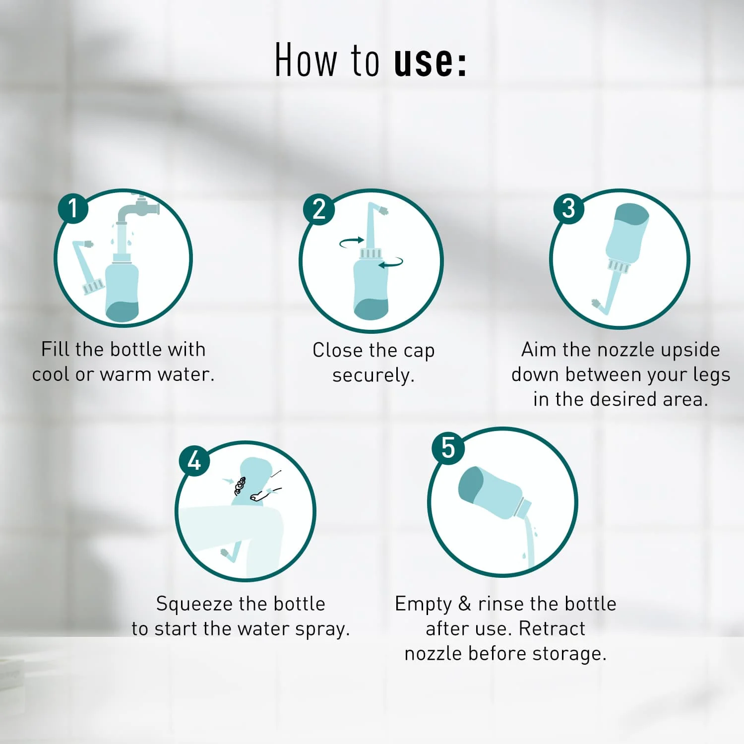 PeeBuddy Portable Jet Spray - 350ml Volume - Image 7