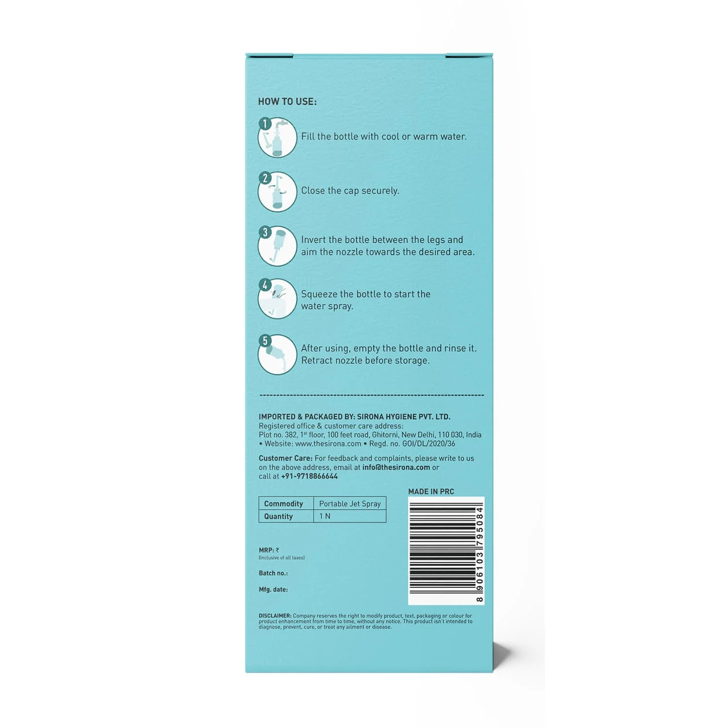 PeeBuddy Portable Jet Spray - 350ml Volume - Image 8