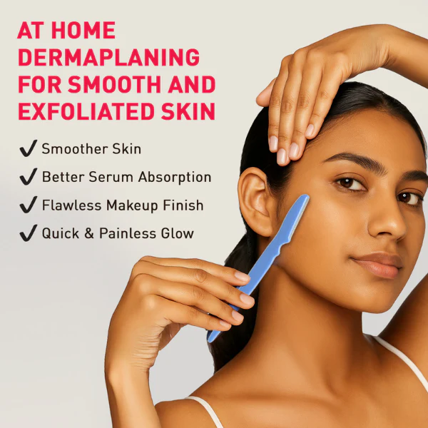 Reusable Face Razors for Women for Facial Hair - Pack of 3 - Image 5
