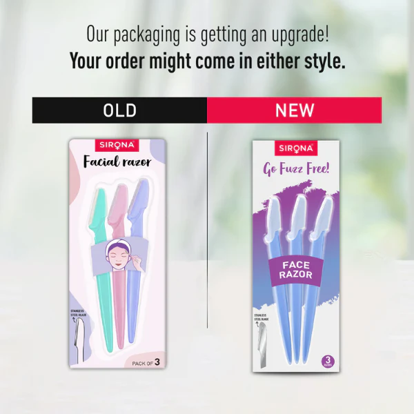 Reusable Face Razors for Women for Facial Hair - Pack of 3 - Image 9