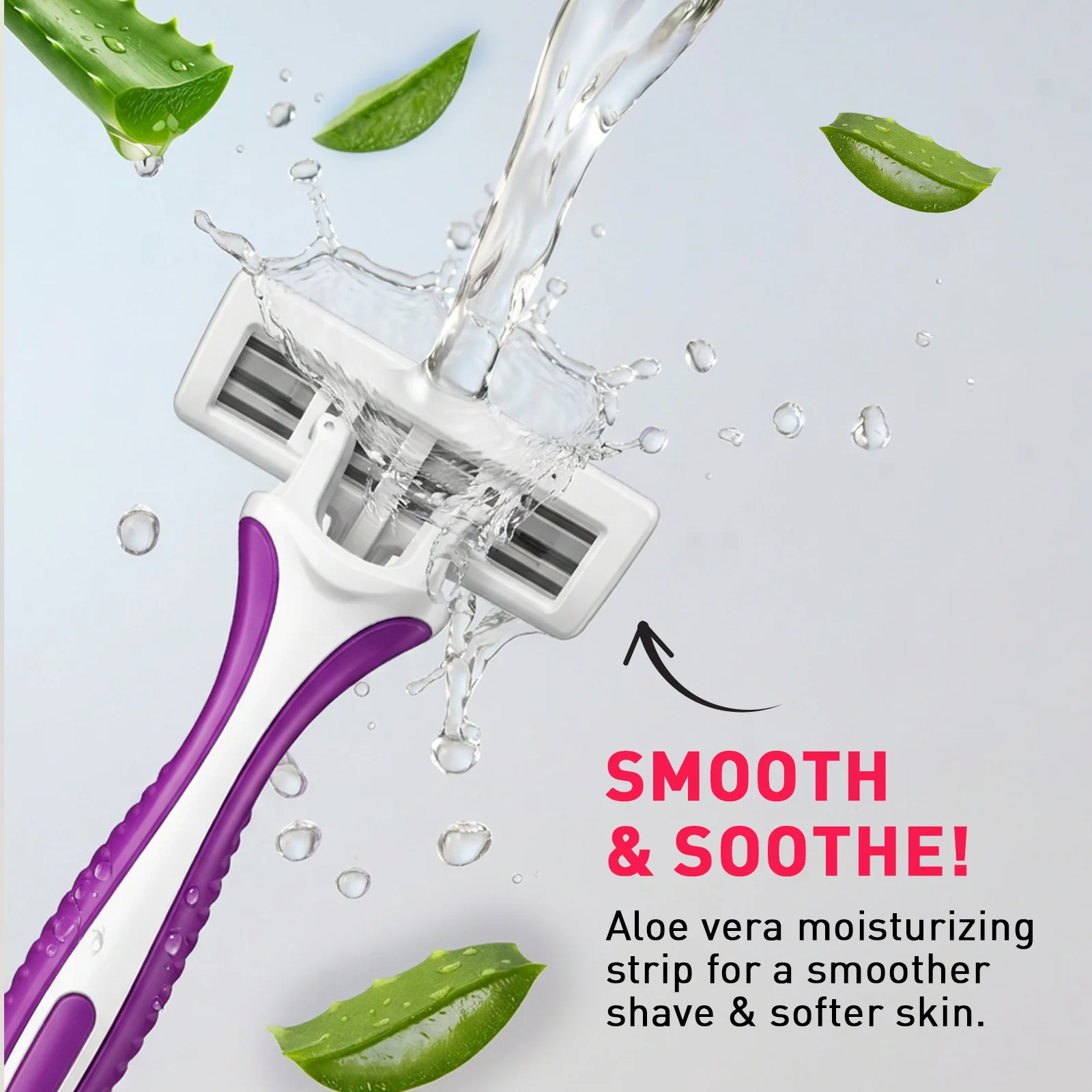 Aloe Boost Twin Blade Disposable Razor - Image 13