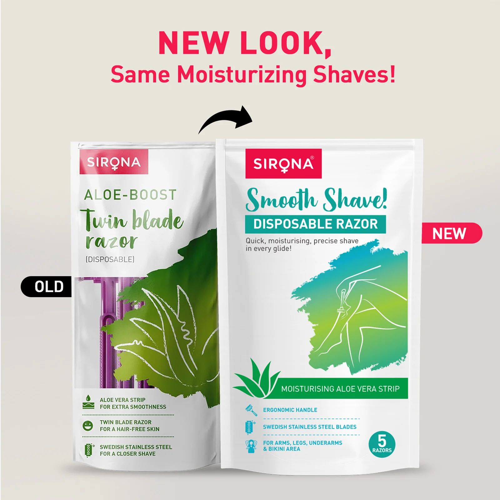 Aloe Boost Twin Blade Disposable Razor - Image 8