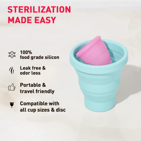 Sterilizing Container for Menstrual Cups (1 Pack of 1 Cup) - Image 6