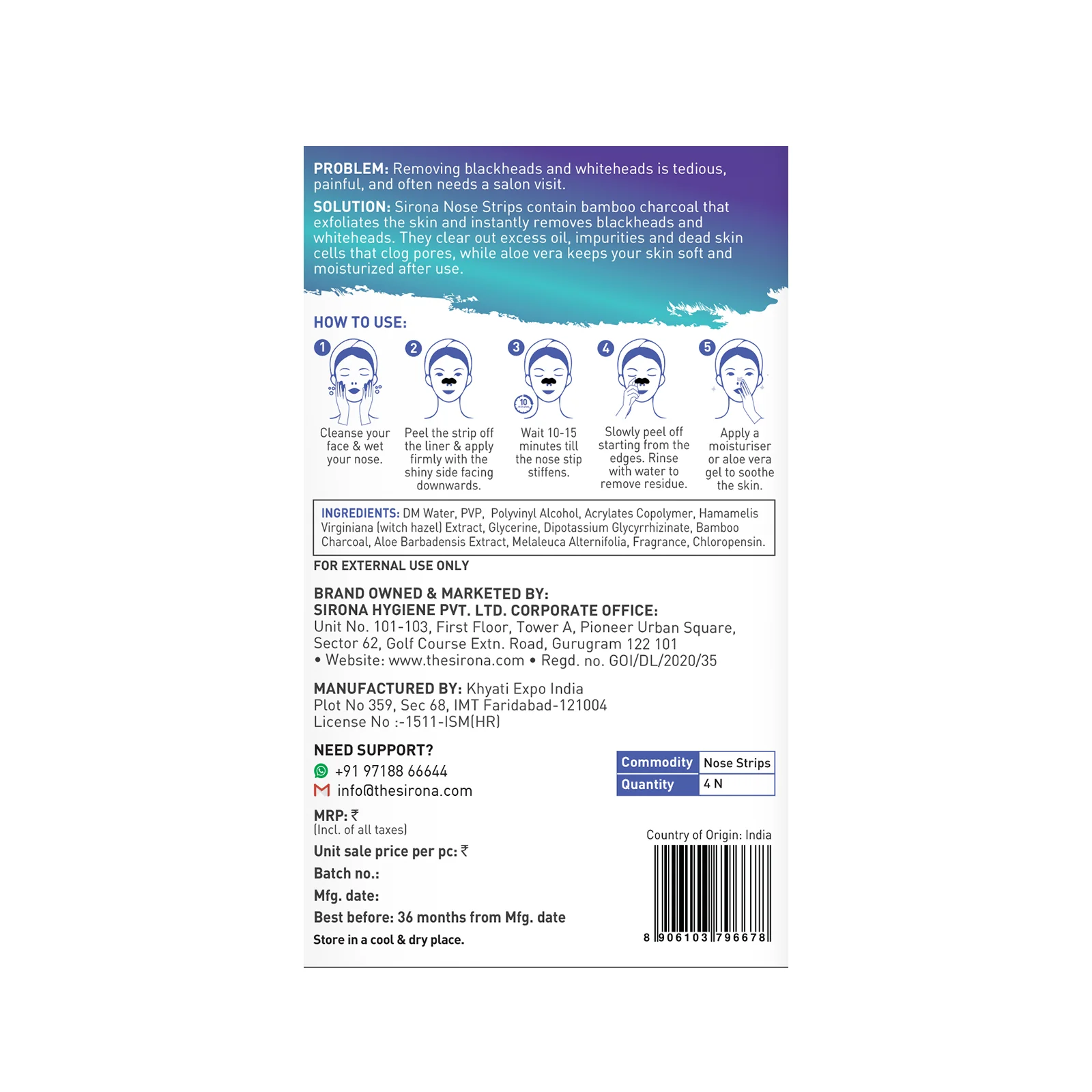 Bamboo Charcoal Nose Strips - Image 10