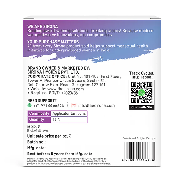 Applicator Tampons (1 Pack of 16 Regular Flow Tampons) - Image 8
