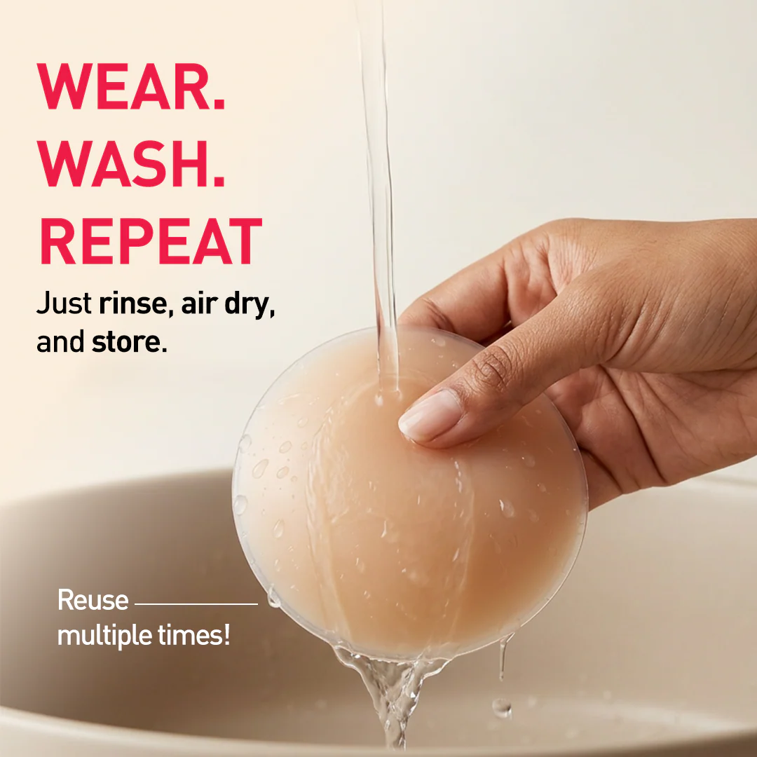 Sirona Reusable Silicone Nipple Cover for Women - Image 5
